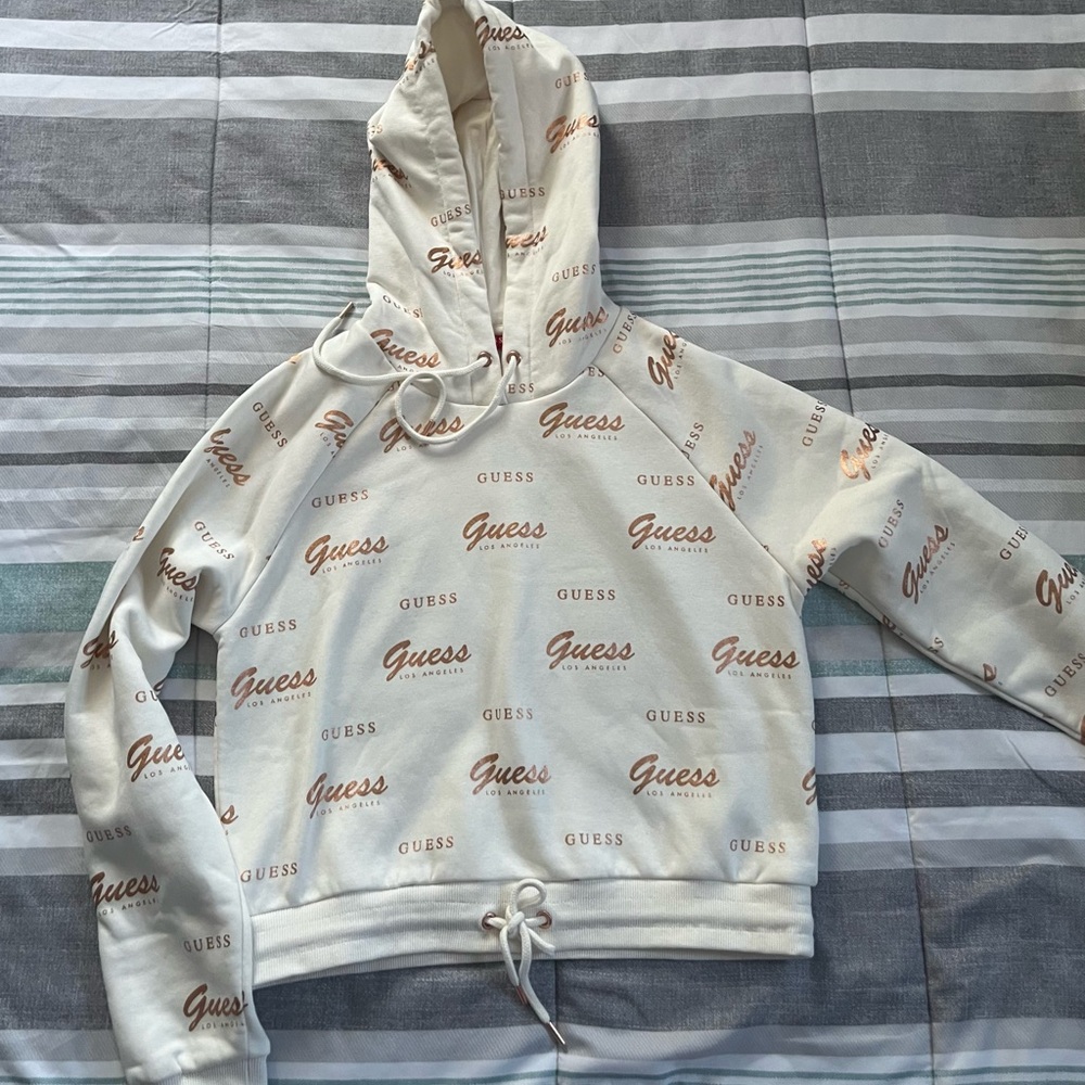 Guess cropped hoodie